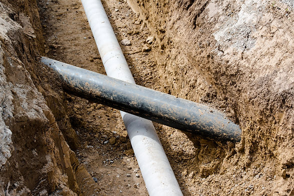 Wate line installation
