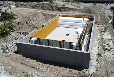 new pool construction