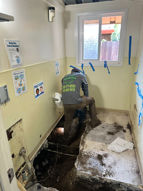 sewer line