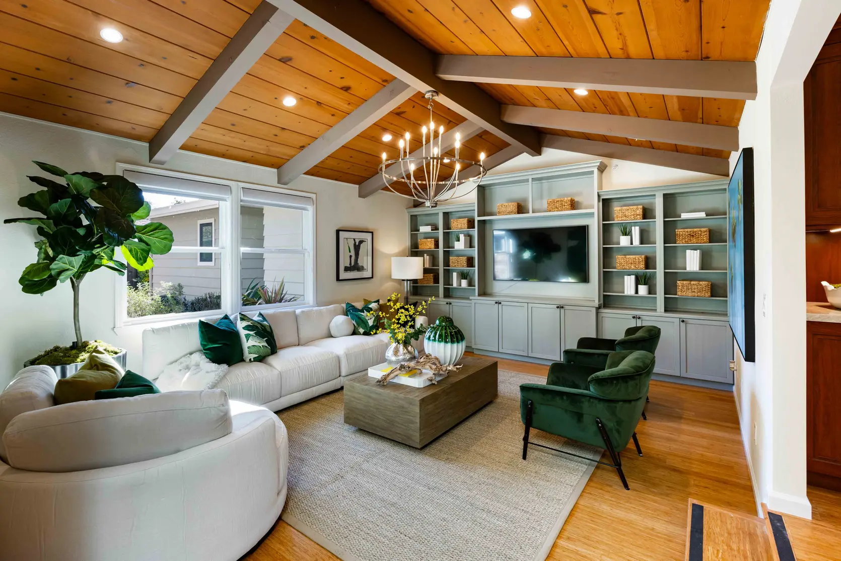 Renovated living room