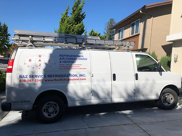 BAZ Service Refridgeration Inc Service Vehicle