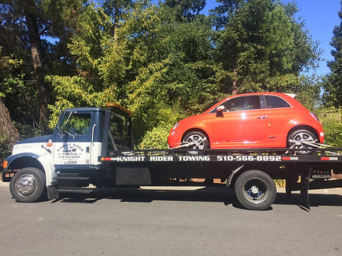 Knight Rider Towing towing a vehicle.