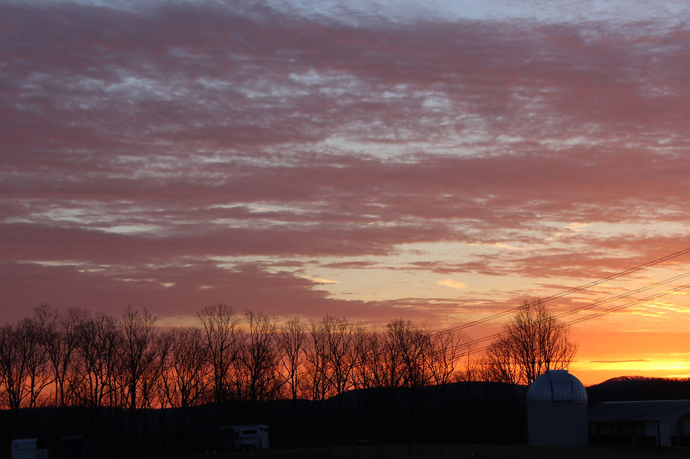 Sunrise at the Center