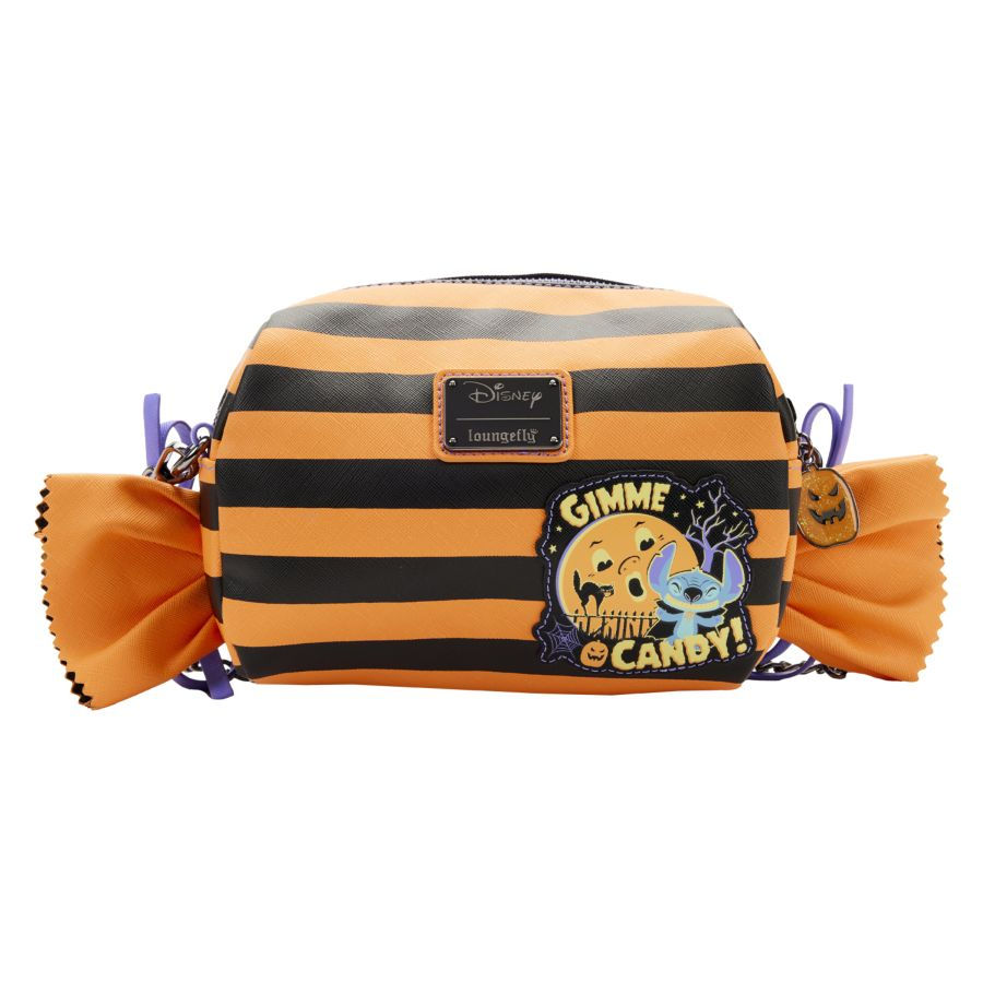 Thumbnail: Lilo & Stitch - Halloween Candy Wrapper Loungefly Crossbody