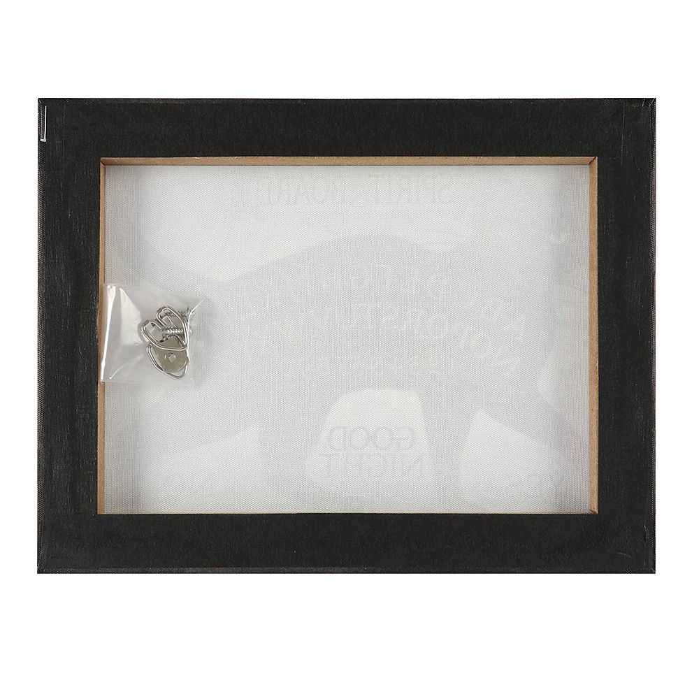 Thumbnail: Black Cat Spirit Board Canvas Plaque by Alchemy
