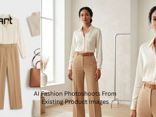 Qartsolutions Angle Suite AI product visualization software converting flat lay fashion garment into interactive 360 product spin view in seconds, showing image to 3d models in seconds capability for fashion ecommerce and B2B fashion portal catalog management