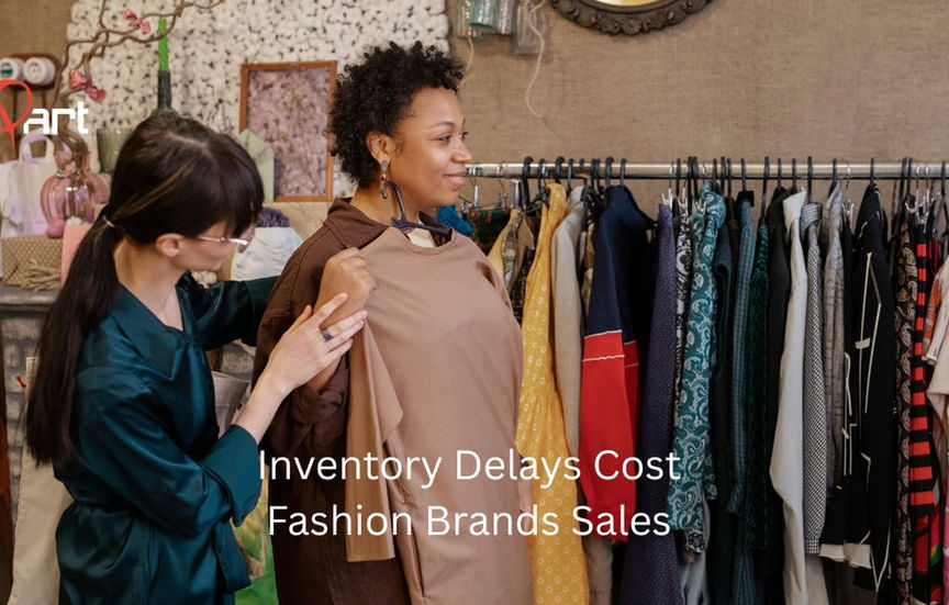 Fashion brand operations team reviewing fashion inventory availability on a centralised order management dashboard, highlighting how poor stock visibility across disconnected systems leads to delivery delays, overselling, and retailer dissatisfaction — and why b2b fashion software like QartSolutions is essential for real-time inventory control across multiple retail accounts and regional warehouses