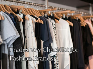 tradeshow checklist for fashion brands 2026 edition showing a structured B2B fashion tradeshow sales workflow with order management process exhibition planning preparation steps and tradeshow sales automation tools used by fashion brands at international trade exhibitions