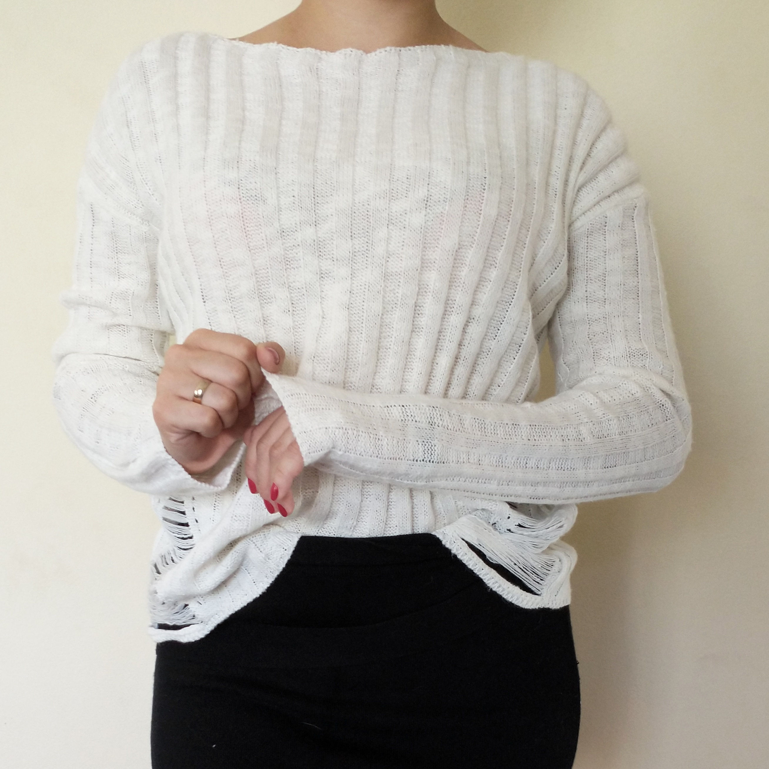 Blusa de tricot (veste M e G)