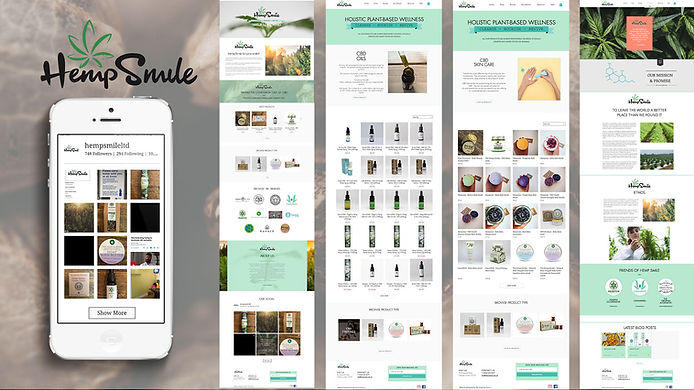 HempSmile Site Layout