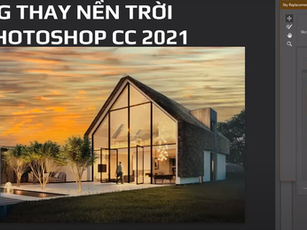Cách thay nền trời tự động trong Photoshop