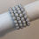Thumbnail: White Disco Bracelet Set