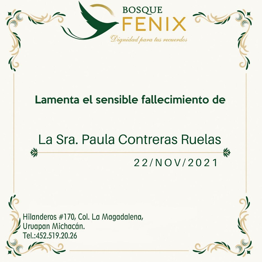 La Sra. Paula Contreras Ruelas