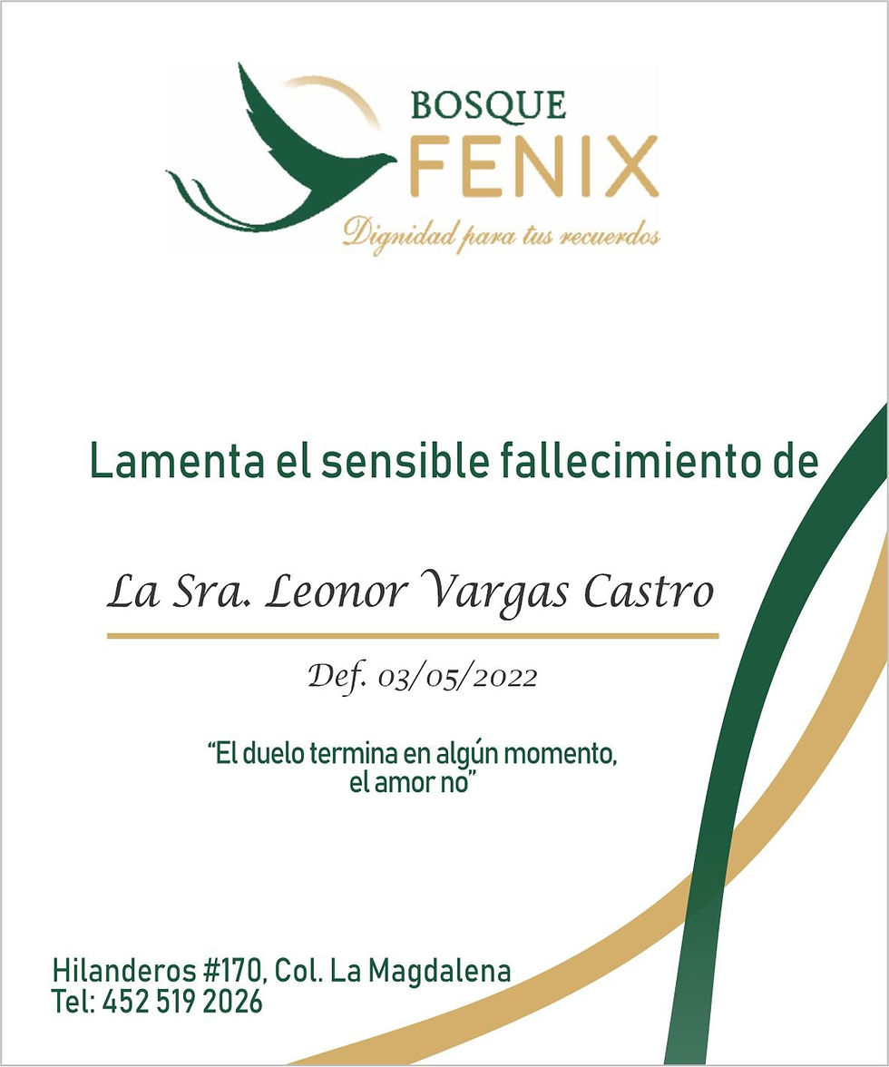 La Sra. Leonor Vargas Castro