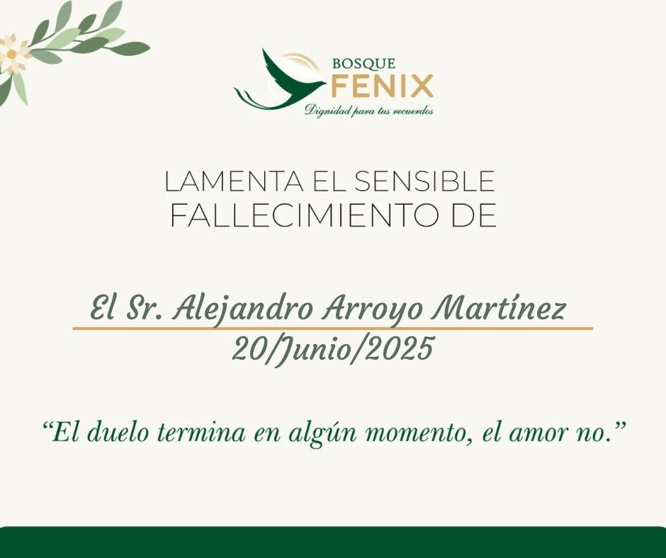El Sr. Alejandro Arroyo Martinez