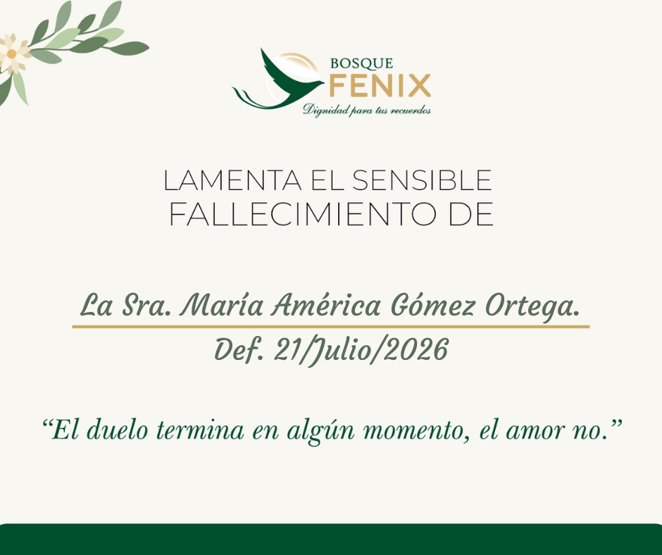 La Sra. Maria America Gomez Ortega