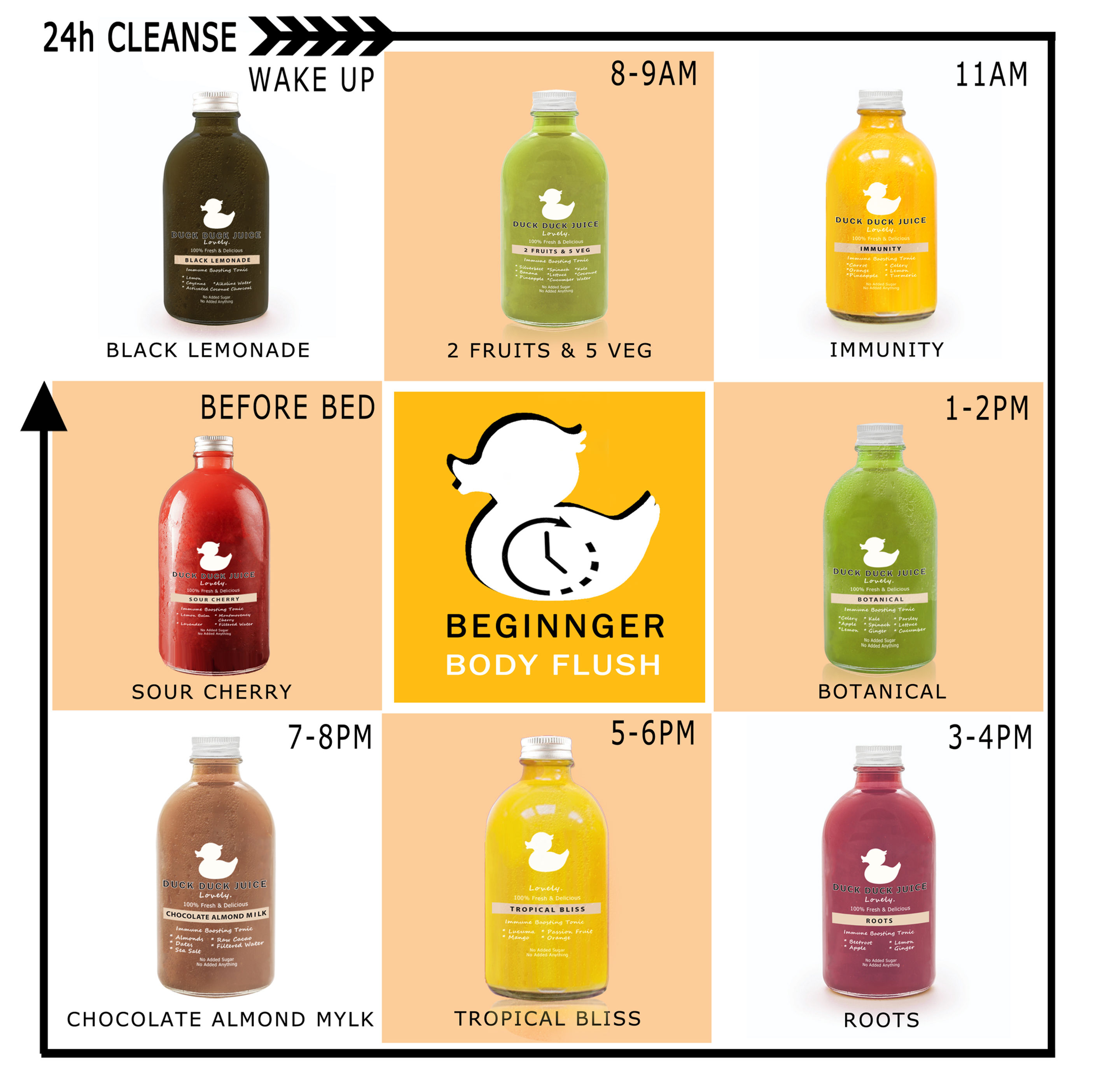 Beginner Body Flush - Wellness 8 Packs