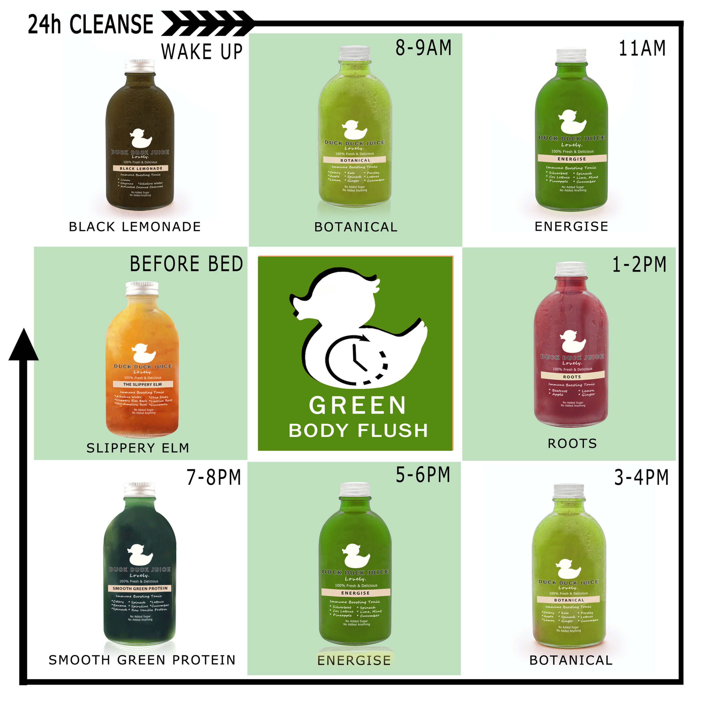 Green Body Flush: Wellness 8 Pack