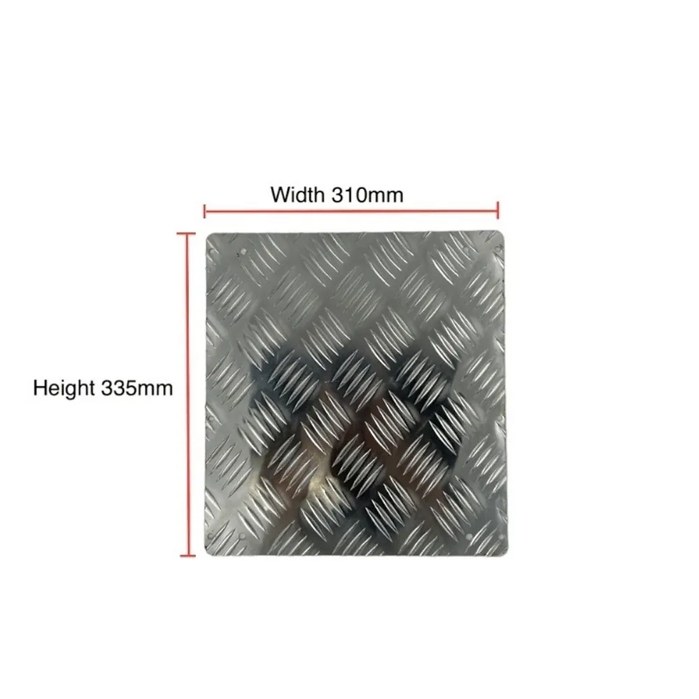 Thumbnail: Silver Checker Plate Cover for 5L AuFocus Diesel Tank