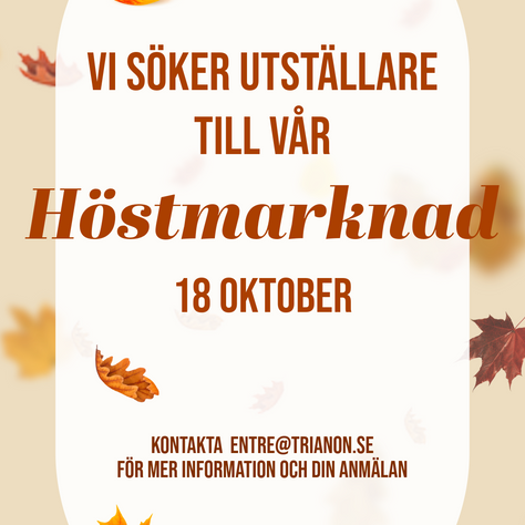 Höstmarknad på Entré