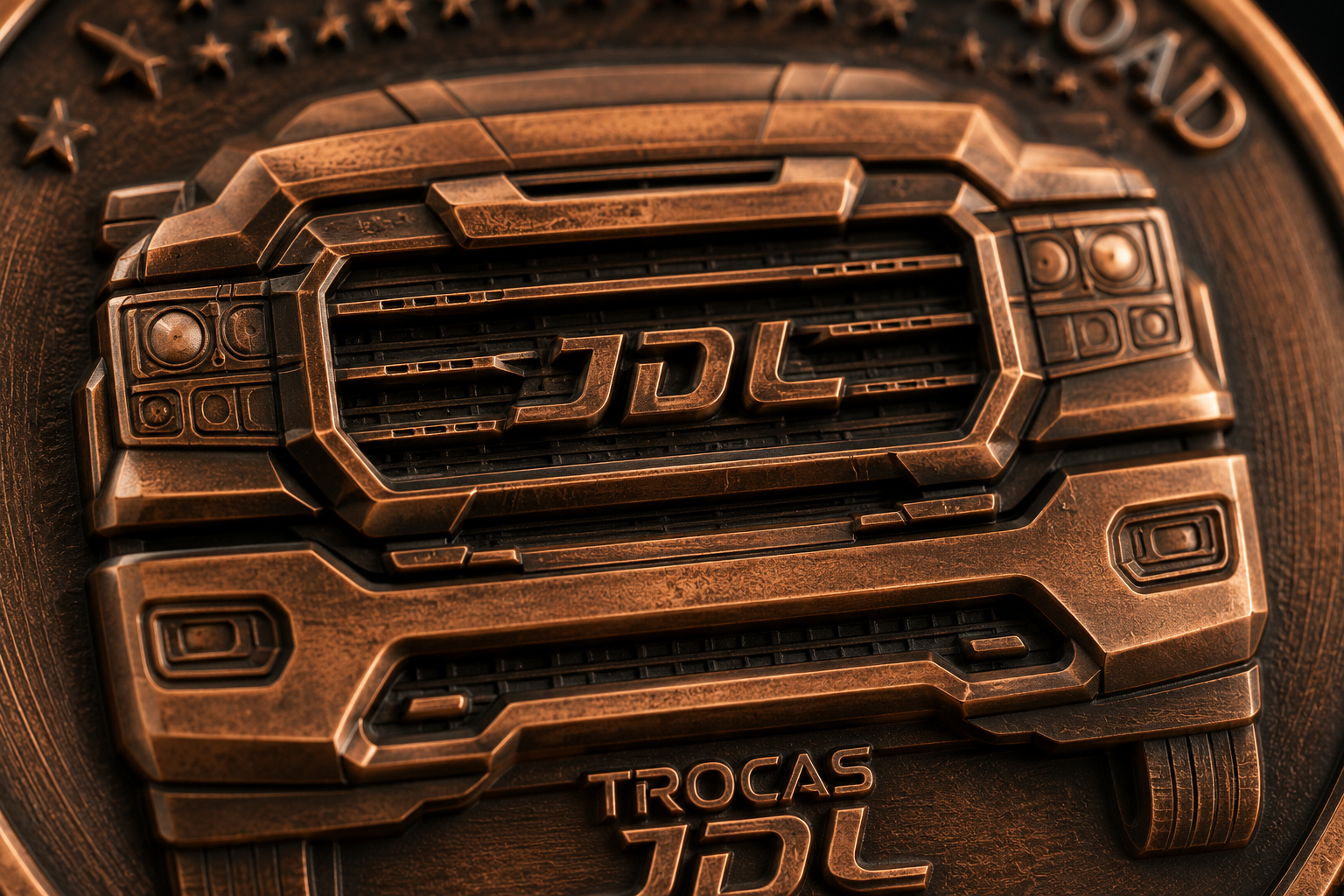 1 TOKEN Heritage Copper Round Digital Art