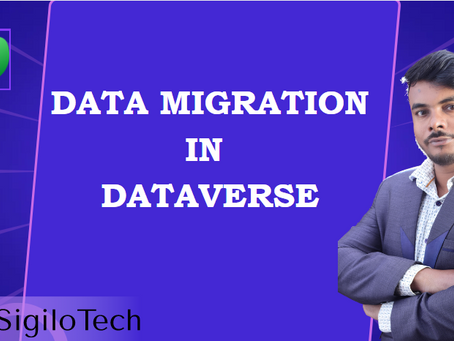 DATA MIGRATION IN DATAVERSE