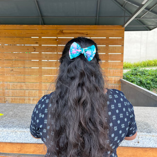 This girl is styling with Hair bow clip