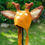 Thumbnail: Felted fawn antler deer hat