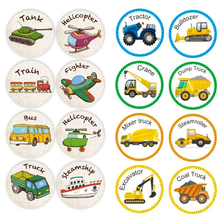 Thumbnail: Reward Stickers Labels Kids Children Ctruck Teachers School Praise Nursery