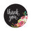 Thumbnail: Thank You Stickers Round For Your Business Labels Flower Floral Design