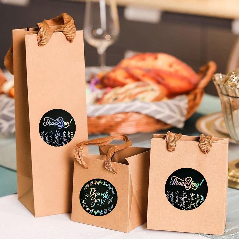 Thumbnail: New Thank You Professional Stickers Labels Supporting For Small Business