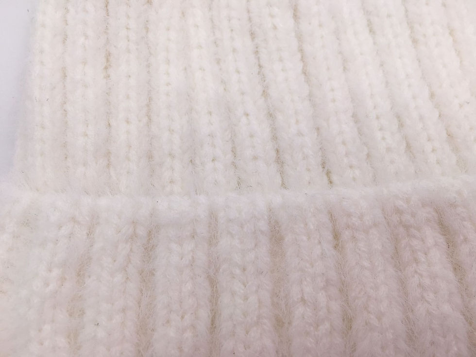 Thumbnail: Ladies Feather Hat With Faux Fur Pompom