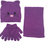 Thumbnail: Girls Hat, Gloves & Scarf Set Cat Design