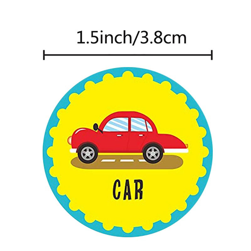 Thumbnail: Reward Stickers Labels Kids Children Cars Teachers School Praise Nursery