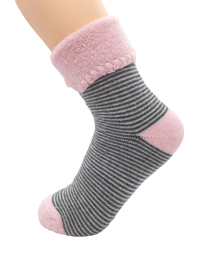 Thumbnail: Girls Angora Socks 3 Pairs Dots /Star/ Stripes Design