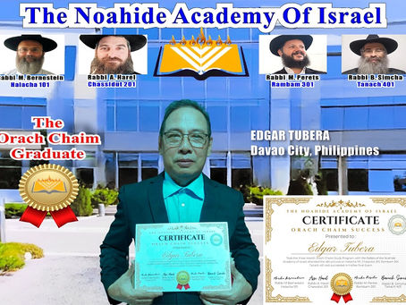 Edgar Tubera Graduated!