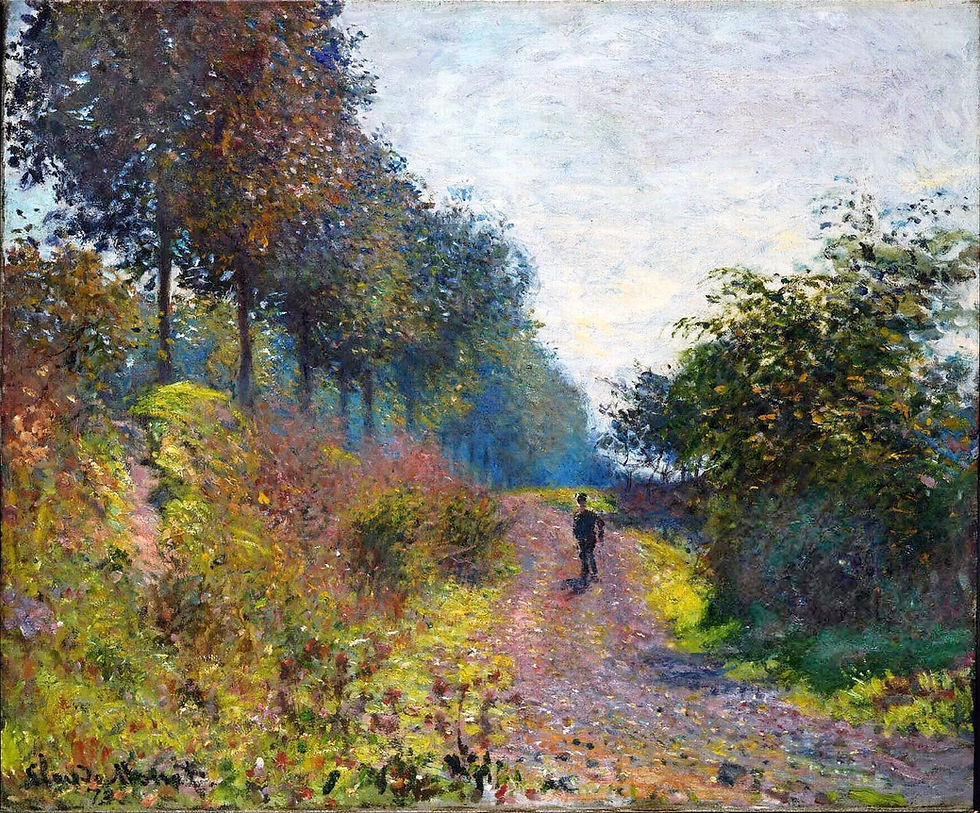Claude Monet, "The Sheltered Path" (1873)