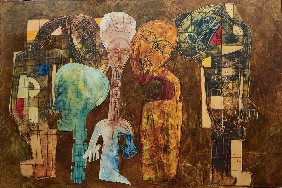 Painting by Tafadzwa Gwetai