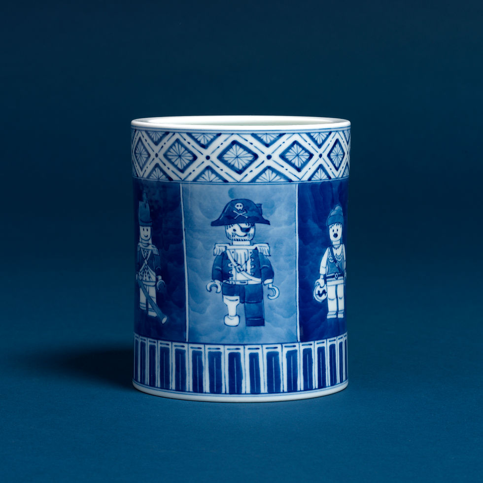 From Japan to Sweden, and China to England: Reimagining a Japanese Porcelain Vessel with LEGO