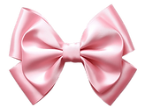 One soft pink bow
