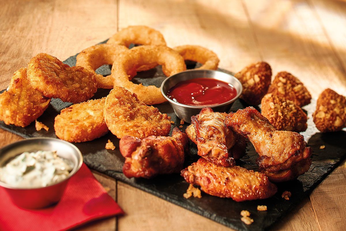 Arranged Food and Objects