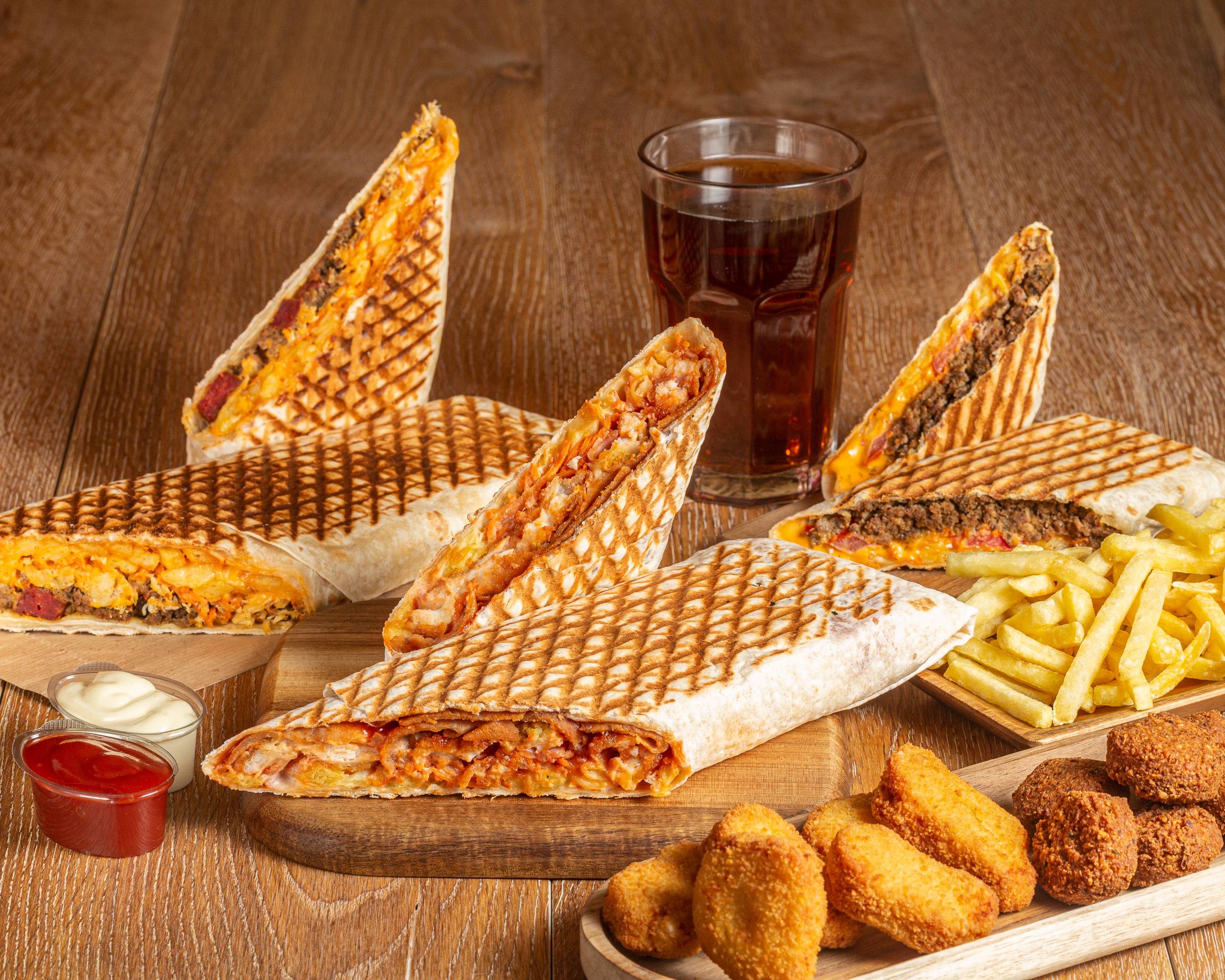 Arranged Food and Objects