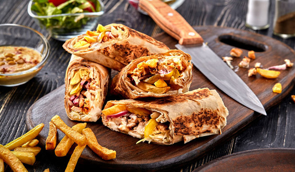 Arranged Food and Objects