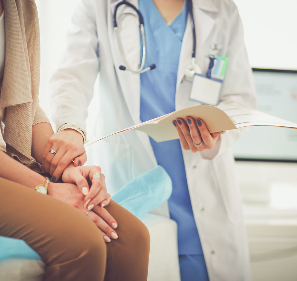 Doctor Holding Patient's Hand