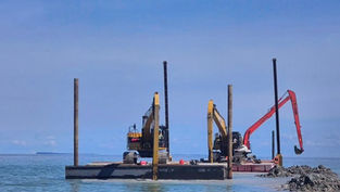 Reliable Barge Rentals Across Canada: Our 40x60x5 with Deep Six Subsea