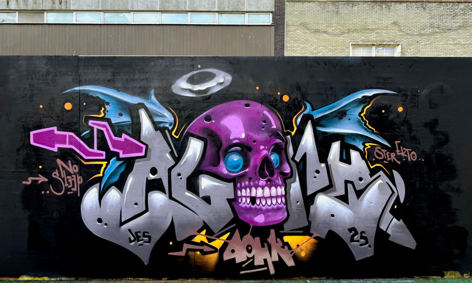 A graffiti piece painted in Essex