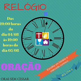 RELÓGIO DE ORAÇÃO