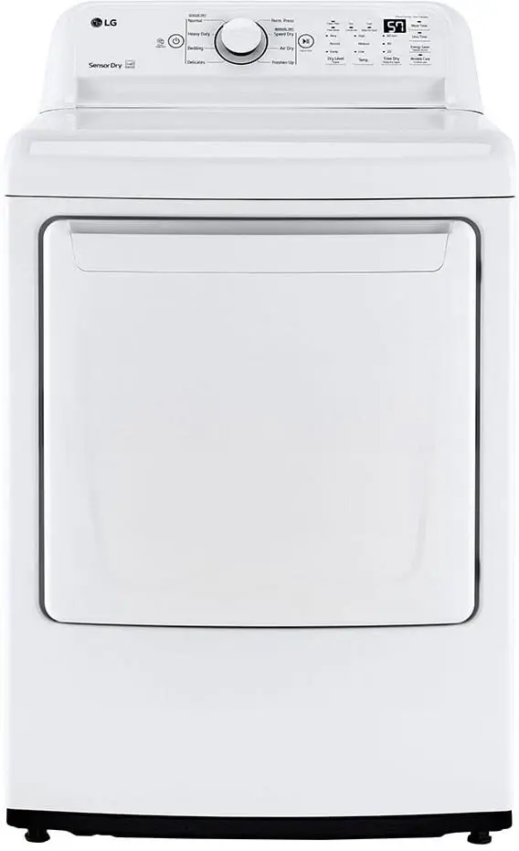 LG 7.3 cu. ft. Rear Control ELECTRIC Dryer with Sensor Dry