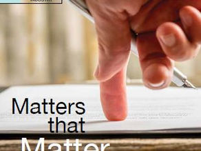 Matters that Matter in the Process of Making a Will