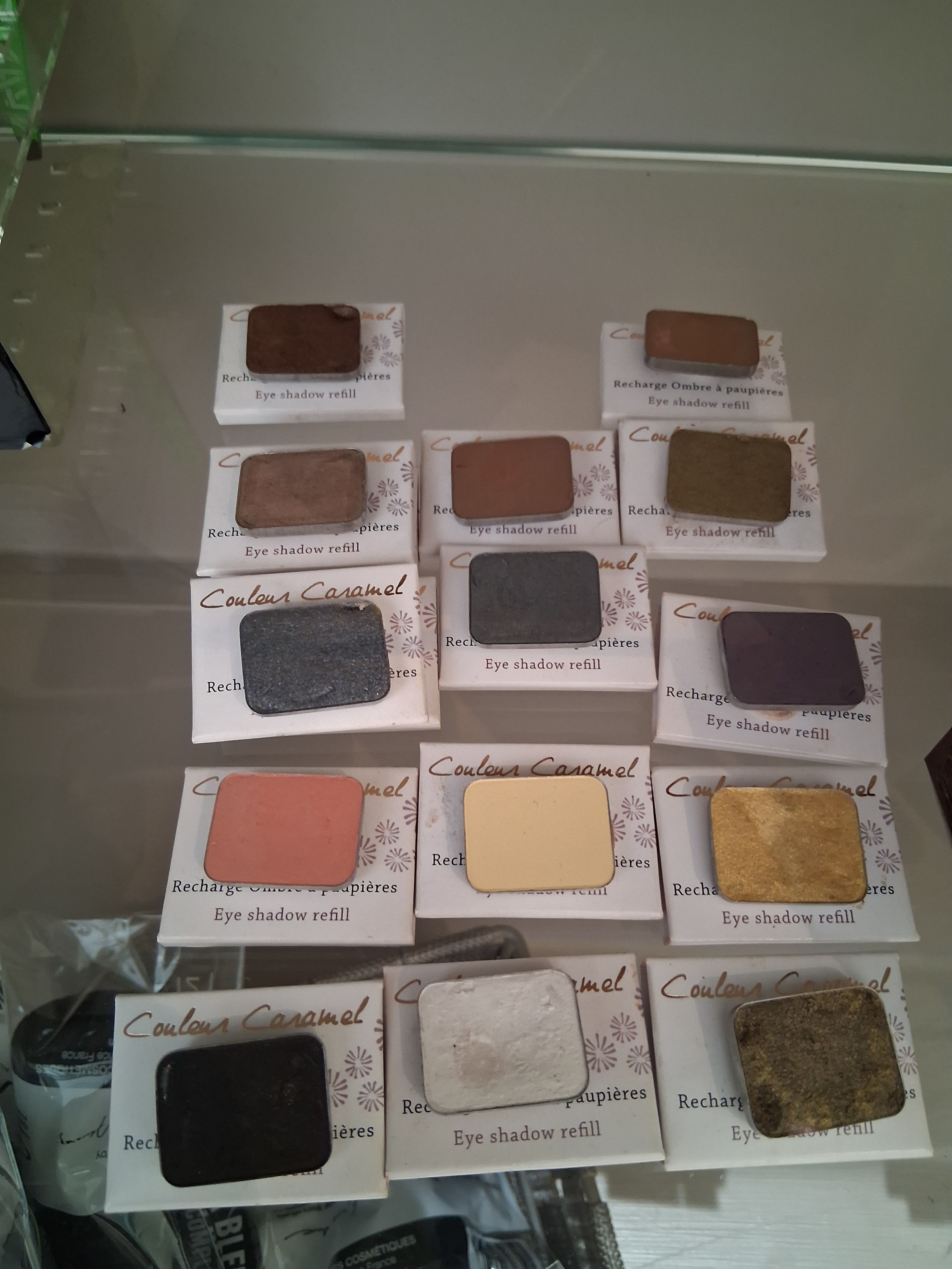 Fards à Paupières Couleur Caramel